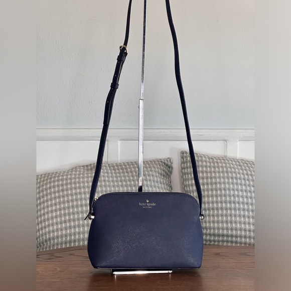 Kate Spade Navy Blue Crossbody Clutch - Picture 1 of 9